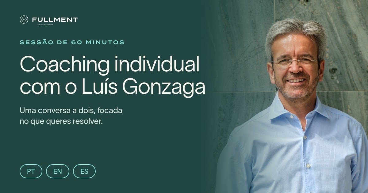 Sessão de Coaching de 60 minutos · Luís Gonzaga